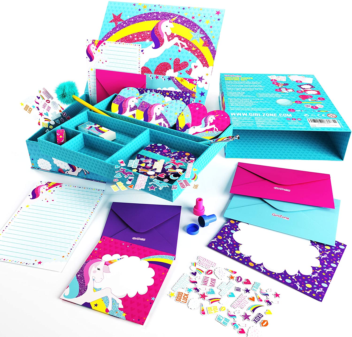 Set De Oficina Papeleria Unicornio Fantasia