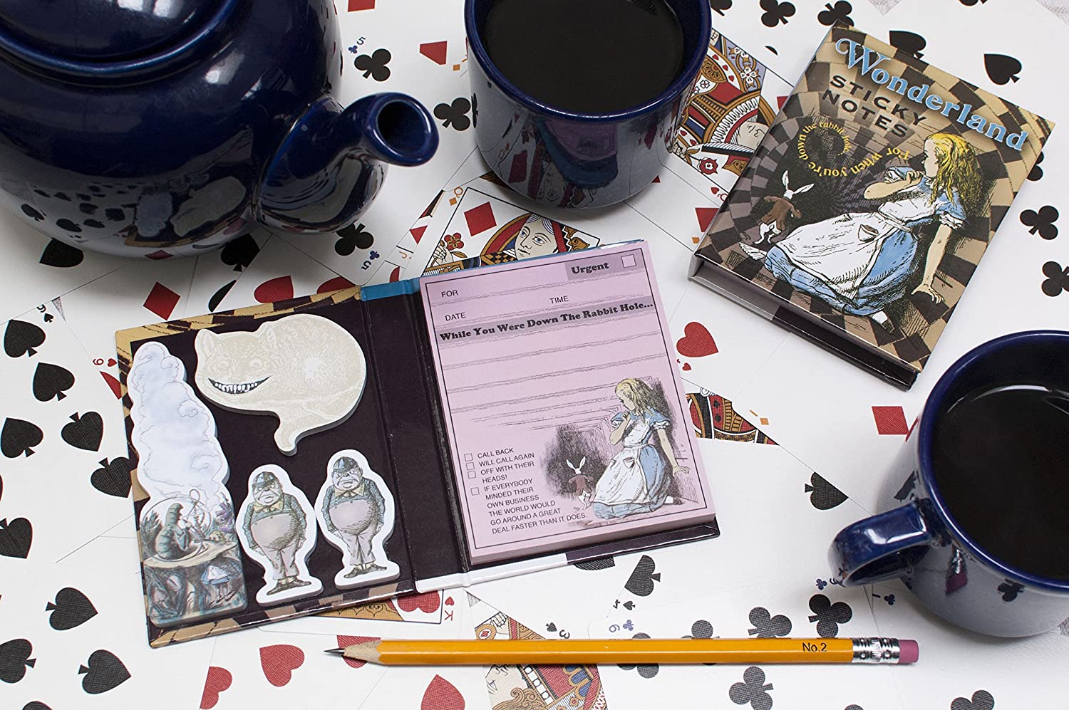 Alicia En El Pais De Las Maravillas Post It Notas Oficina Adhesivas