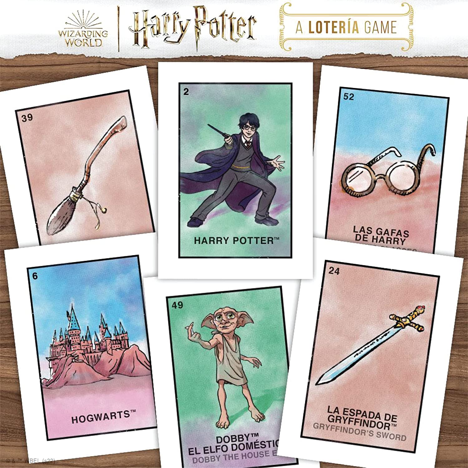 Harry Potter Loteria Juego De Mesa
