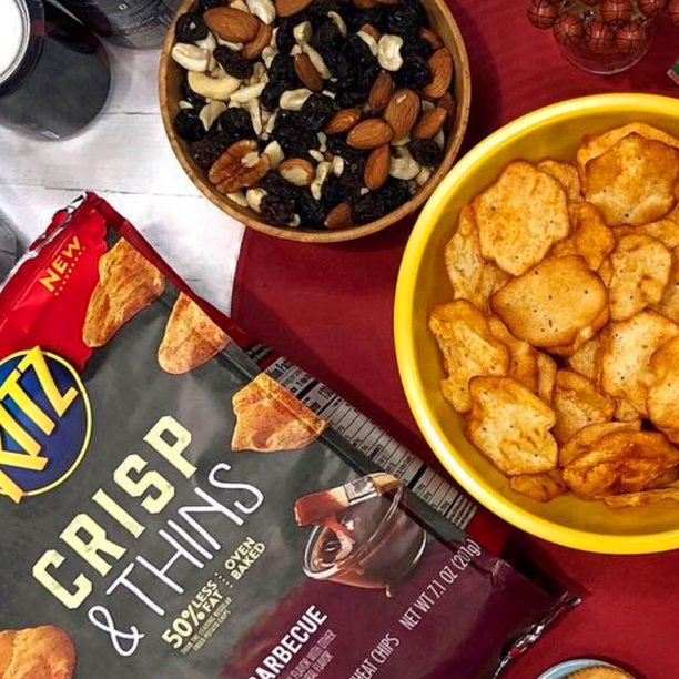 RITZ Crisp and Thins Barbecue Chips, 7.1 oz