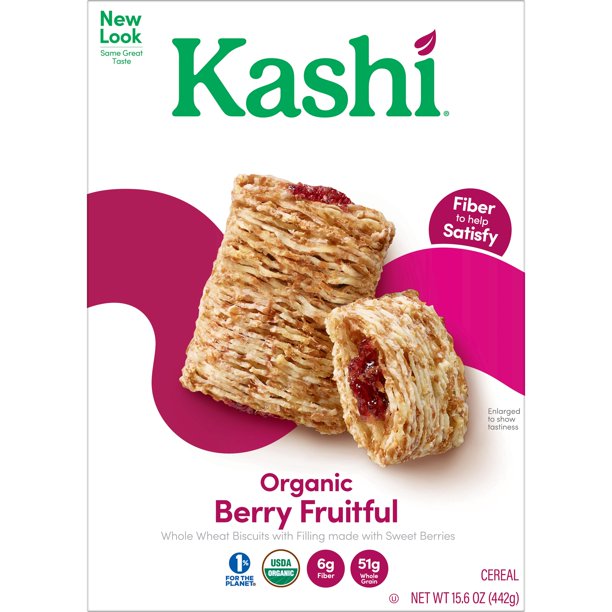 Kashi Breakfast Cereal, Berry Fruitful, 15.6 Oz, Box