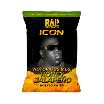 Notorious BIG Rap Snacks Honey Jalapeno Potato Chips 2.5 oz