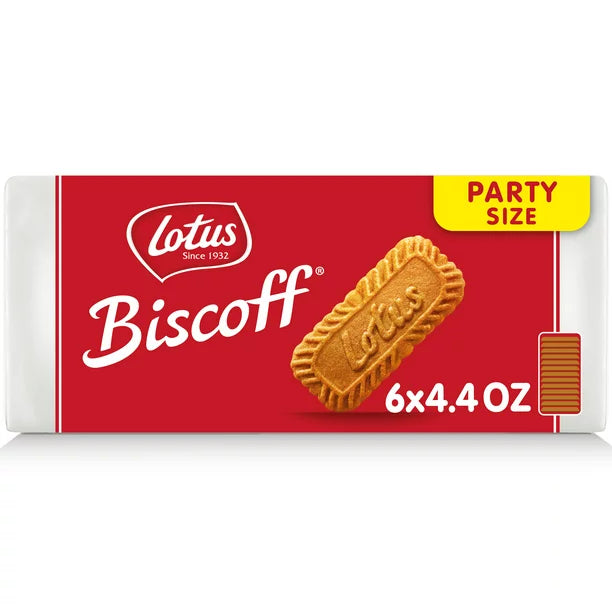 Lotus Biscoff Caramelized Biscuit Cookies – Party Size, 26.4 Oz.