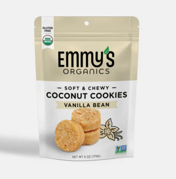 Emmy's Organics Organic Vanilla Bean Coconut Cookies