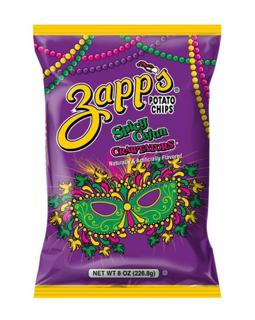 Zapp's New Orleans Kettle Style Spicy Cajun Crawtators Potato Chips - 8oz