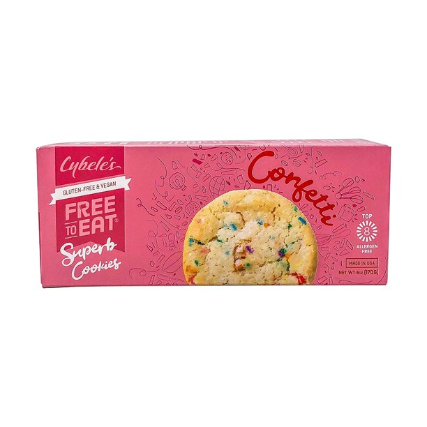 Cybeles Free to Eat Confetti Cookie 6oz
