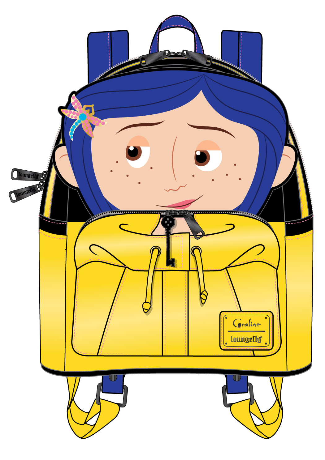 Coraline Mochila Impermeable
