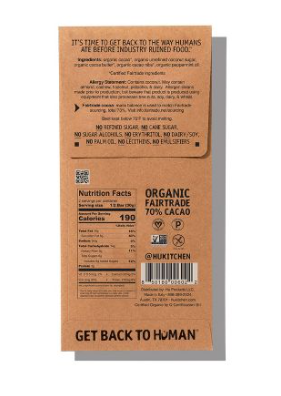 Hu Crunchy Mint Dark Chocolate - 2.1oz