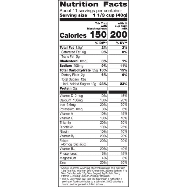 General Mills Trix Trax, Fruit Flavored Corn Puffs Cereal, 15.3 oz Family Size