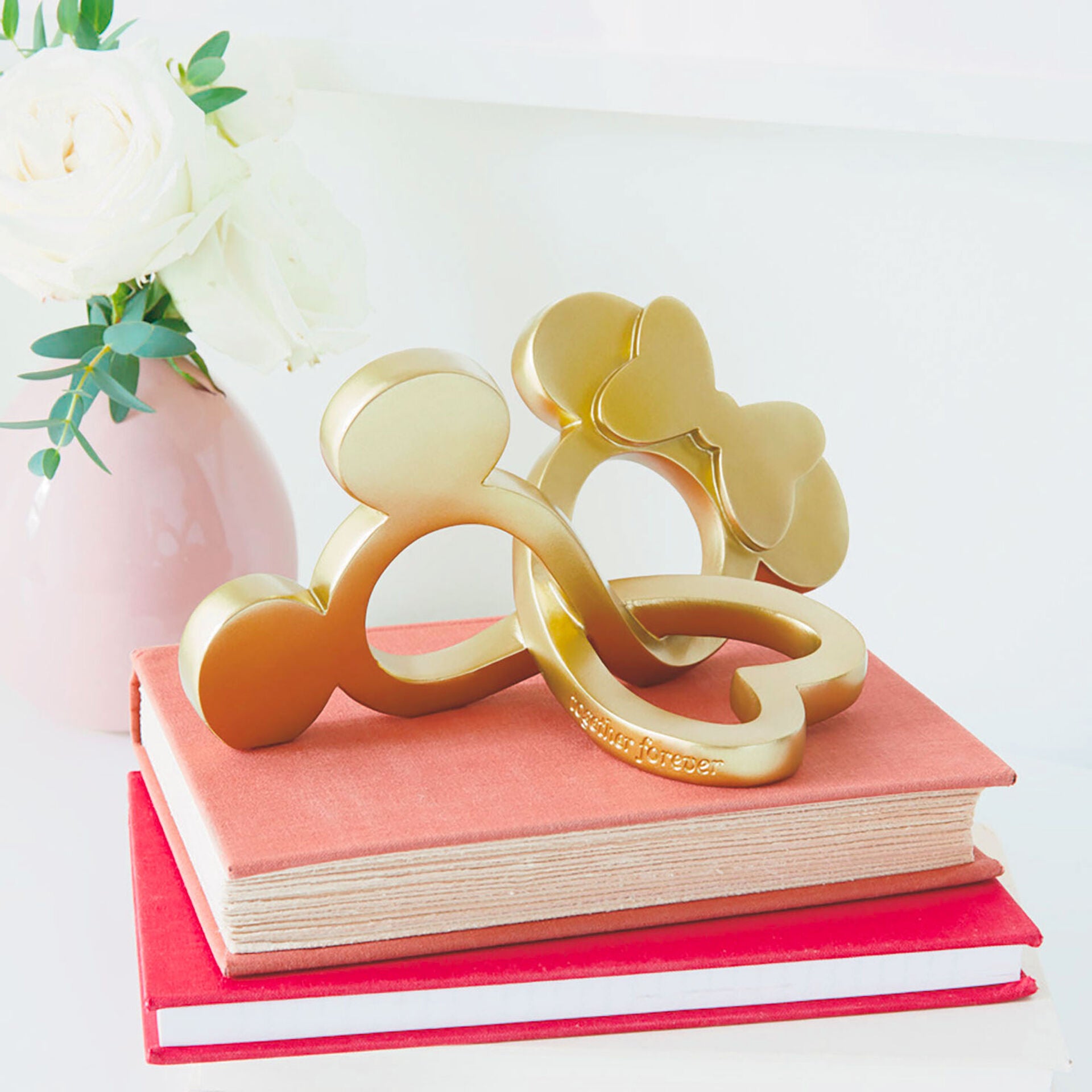 Disney Mickey Mouse & Minnie Mouse Nudo De Corazon Figura Decoracion