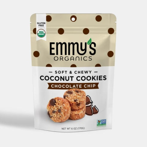 Emmy's Organics Organic Chocolate Chip Coconut Cookies