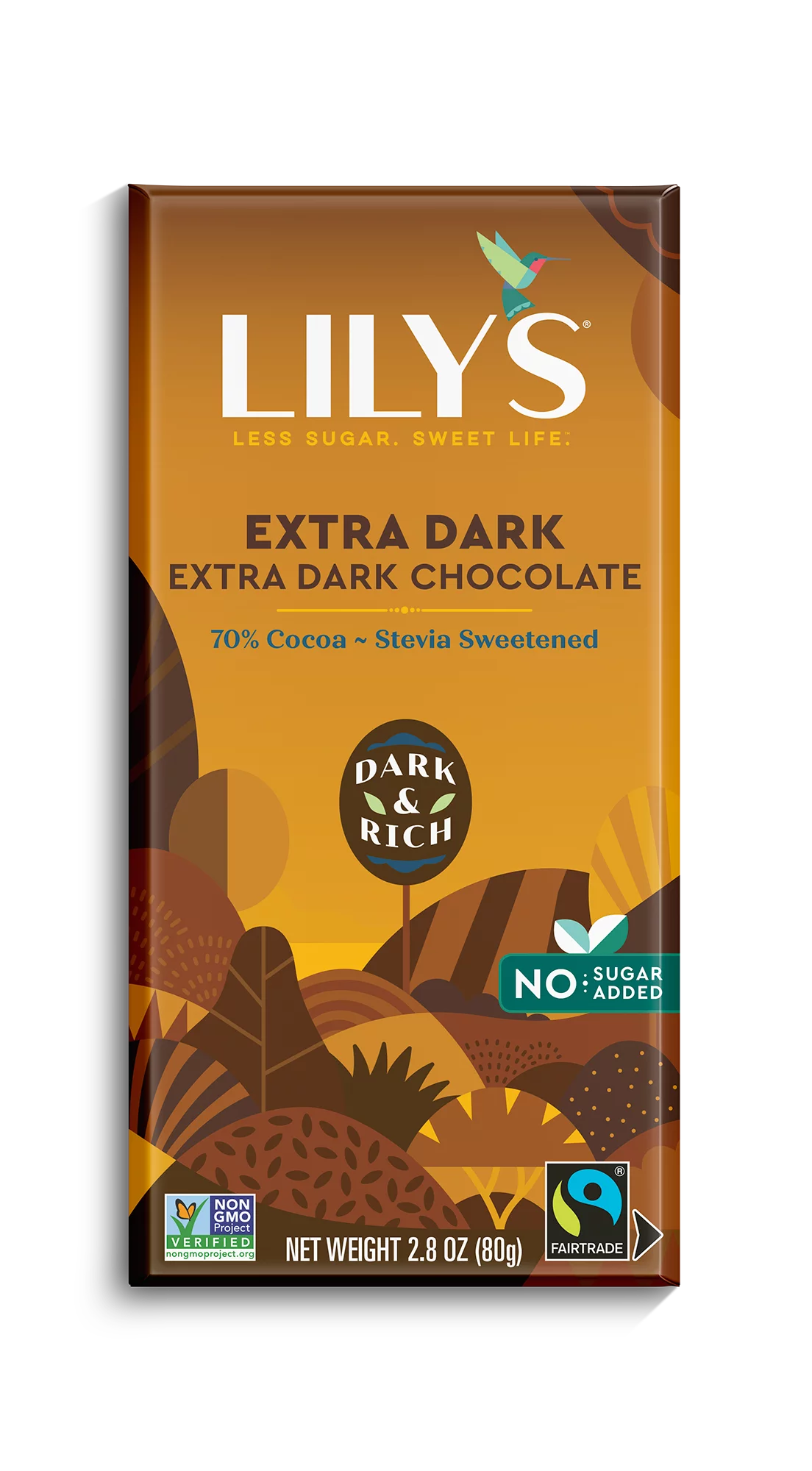 Lily's 70% Cocoa Extra Dark Chocolate Bar, 2.8 oz