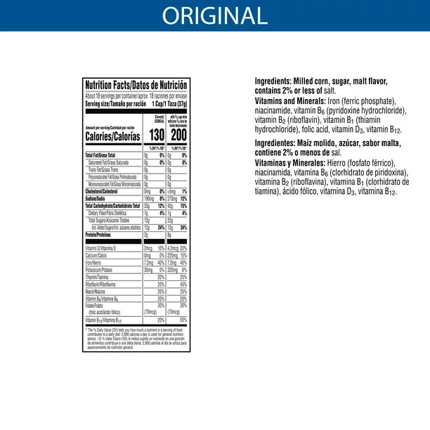 Kellogg's Frosted Flakes Breakfast Cereal, Kids Snacks, Original, 24 Oz, Box