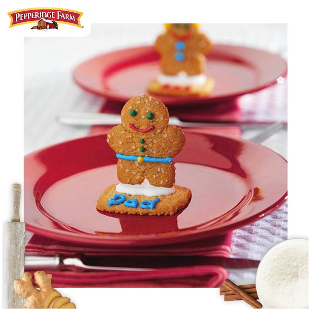 Pepperidge Farm Gingerman Cookies, Galletas de Gengibre, Bolsa de 5 oz.