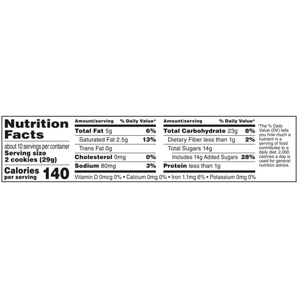 GLUTINO Chocolate Vanilla Creme Cookies, 10.5 oz