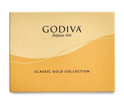 Godiva Classic Gold Assorted Chocolate Gift Box - 9pz