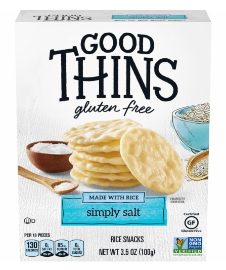 Good Thins Simply Salt Rice Snacks - Galletas sin Gluten