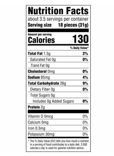 Good Thins Simply Salt Rice Snacks - Galletas sin Gluten