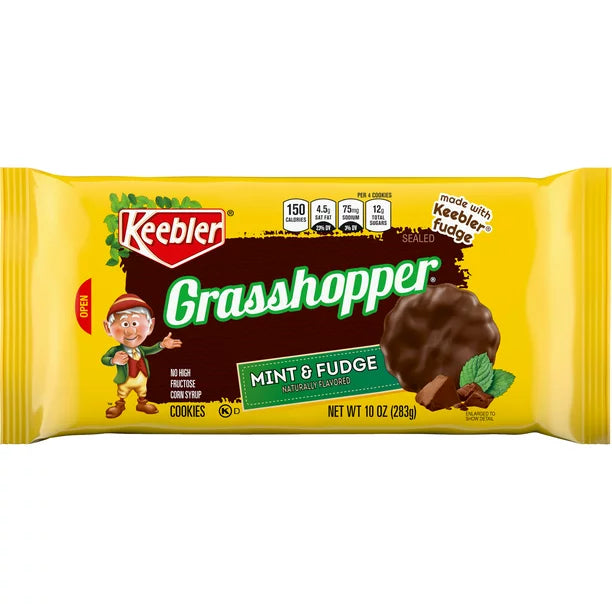 Keebler Grasshopper Mint & Fudge Cookies, 10 oz