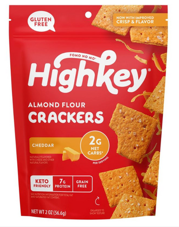 HighKey Cheddar Crackers - 2oz