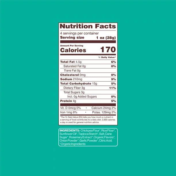 HIPPEAS Organic Vegan White Cheddar Chickpea Puffs Snack, 4 oz