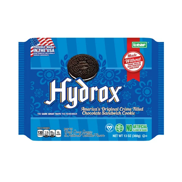 Hydrox Cookies 13oz, 27 galletas por charola