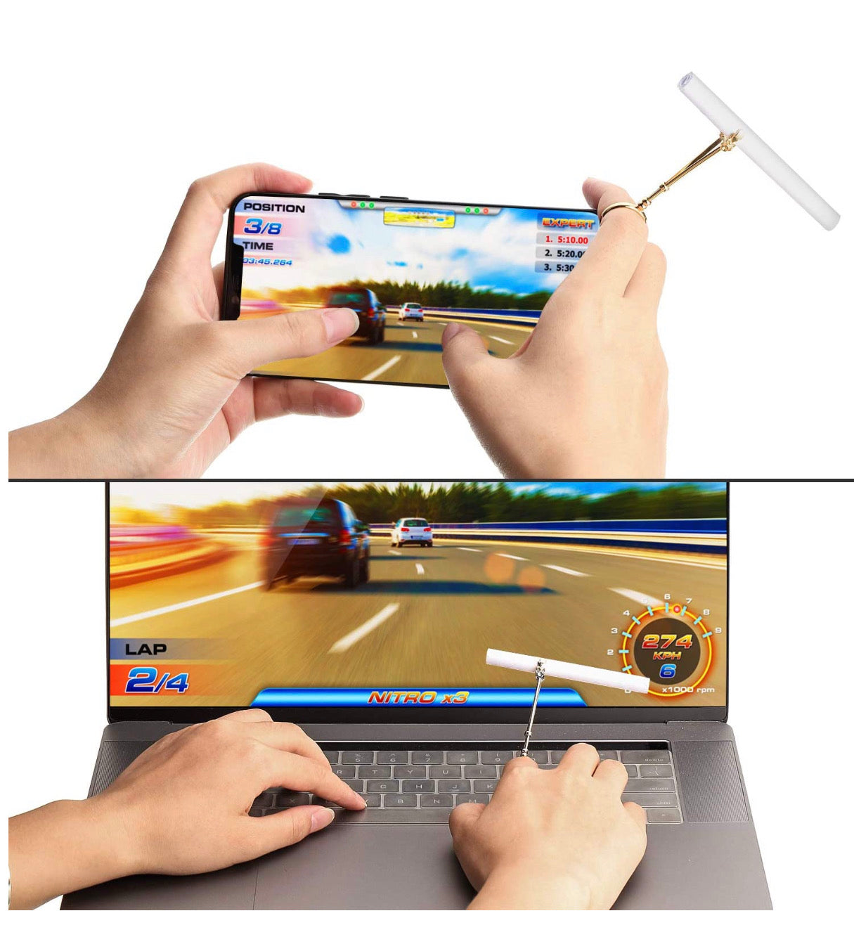 Set de Anillos Sostenedor De Cigarrillo Anillo Sostenedor