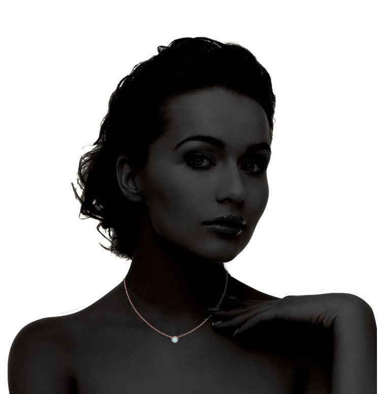 Collar círculo Holografico