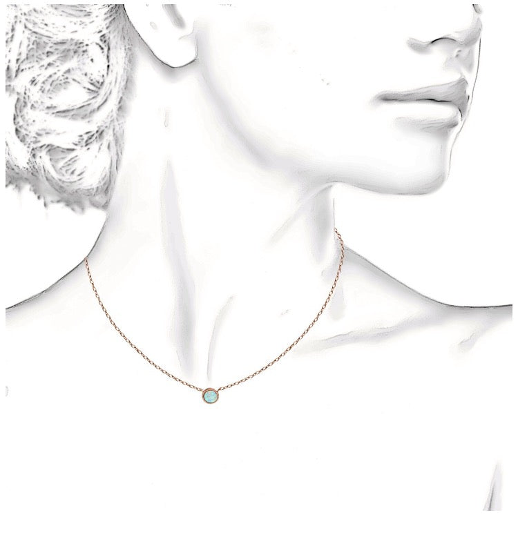 Collar círculo Holografico