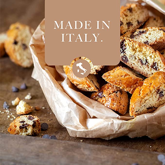 Biscotti de chocolate, Cantuccini d'Abruzzo, galletas italianas, 7.05 oz, 7 onzas, L'Oro del Sud