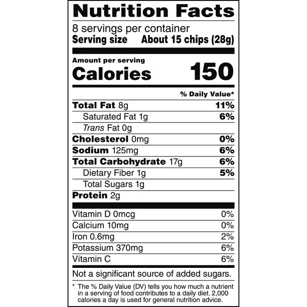 Lay's Kettle Cooked Potato Chips, Jalapeno, Bolsa de 8 oz
