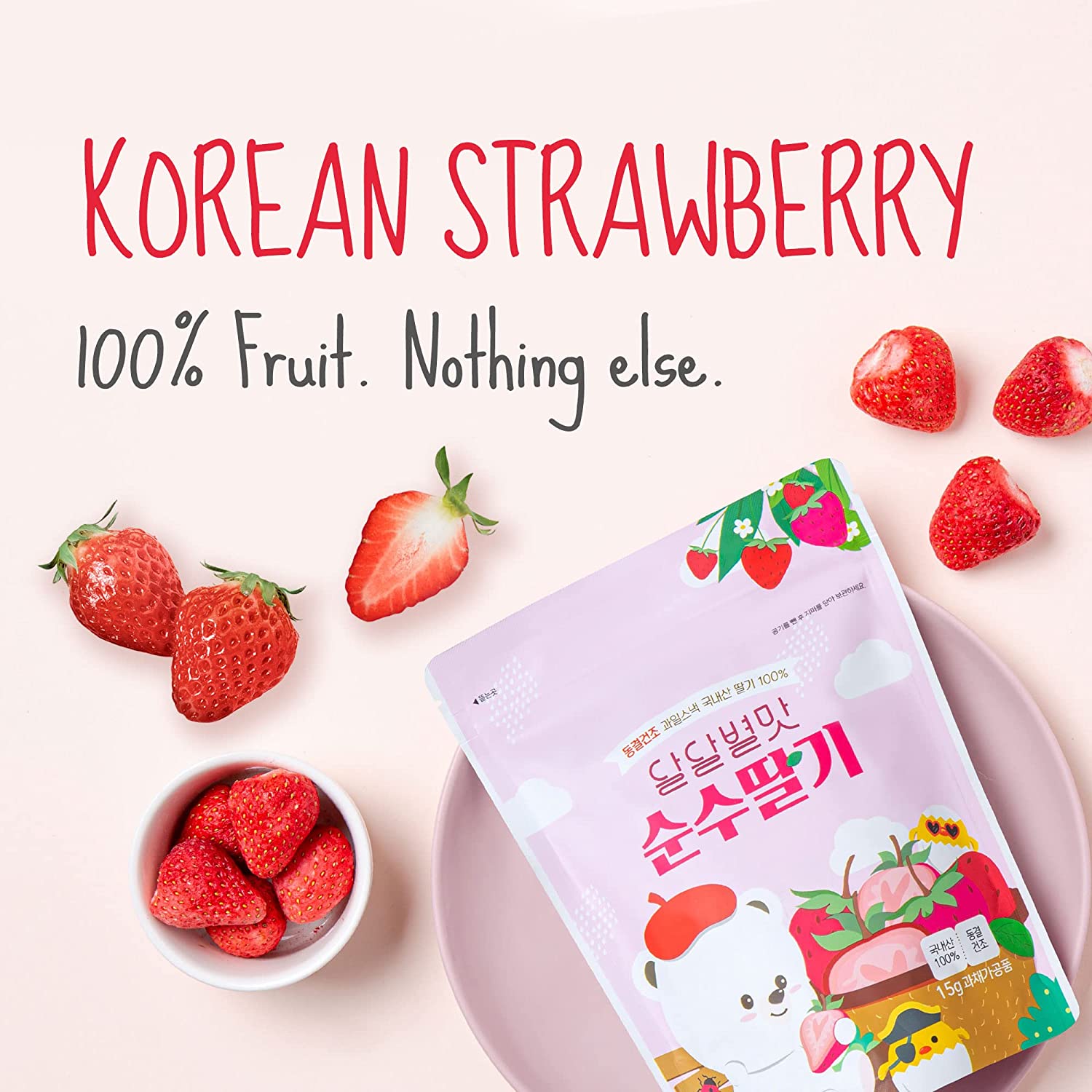 [Jeollanamdo Foods] Dried Strawberry Chips