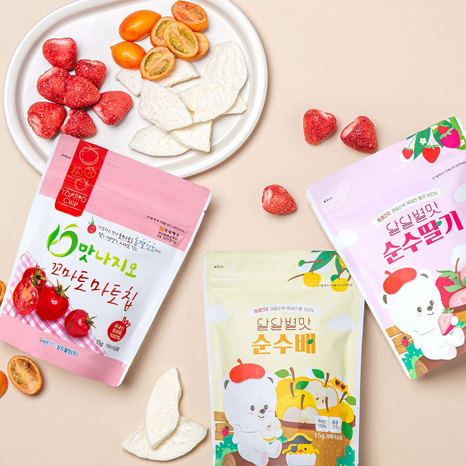 [Jeollanamdo Foods] Dried Strawberry Chips