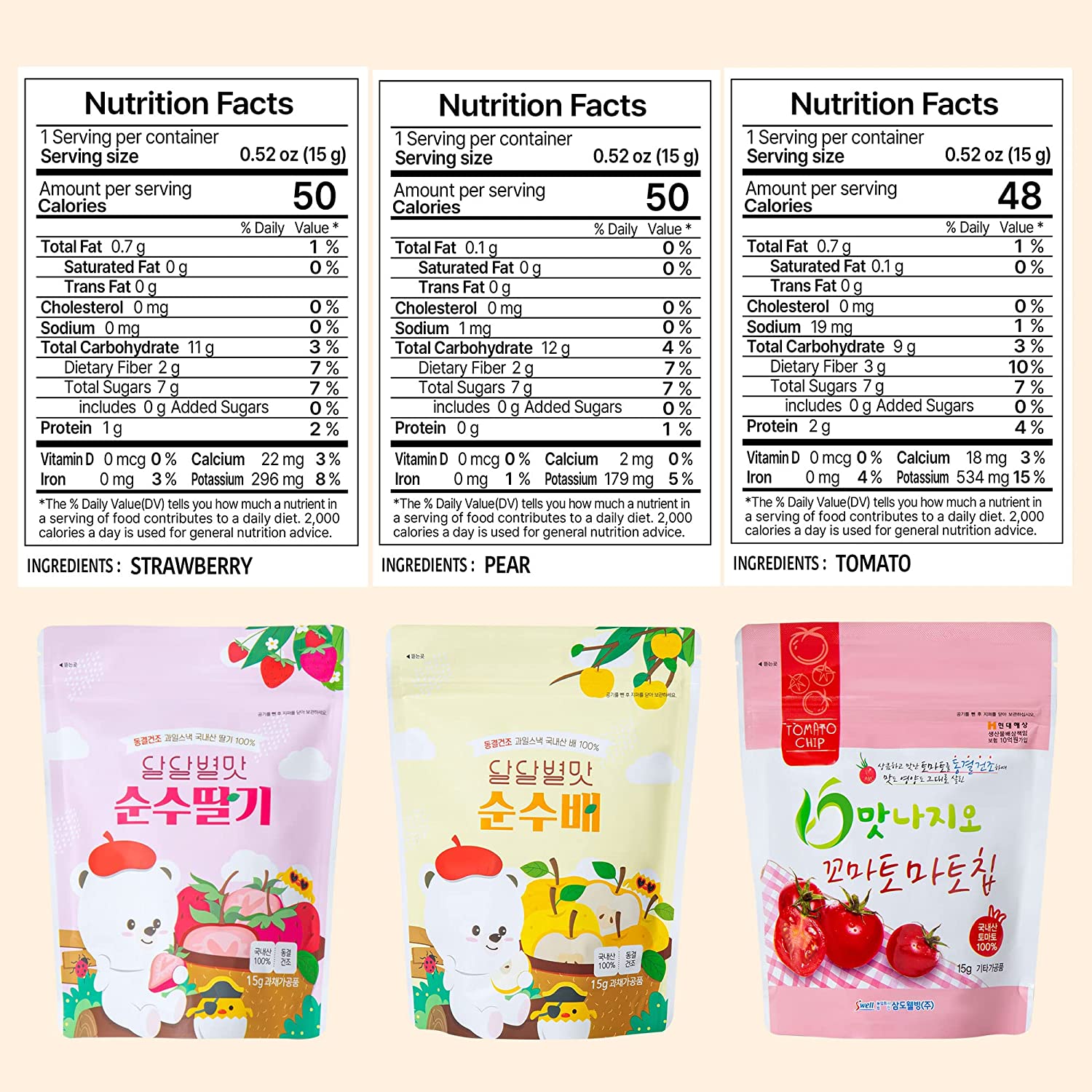 [Jeollanamdo Foods] Dried Strawberry Chips