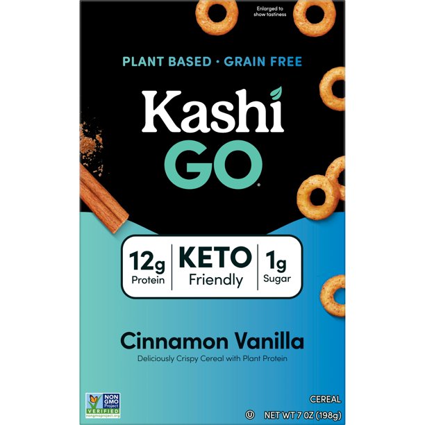 Kashi GO Breakfast Cereal, Cinnamon Vanilla, 7 Oz, Box