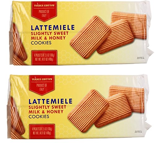 Trader Giotto LATTEMIELE Galletas Ligeramente Dulces de Leche y Miel 14.11 oz (Paquete de 2)