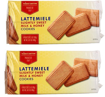 Trader Giotto LATTEMIELE Galletas Ligeramente Dulces de Leche y Miel 14.11 oz (Paquete de 2)