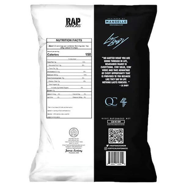 Lil Baby Rap Snacks All In Potato Chips 2.5oz
