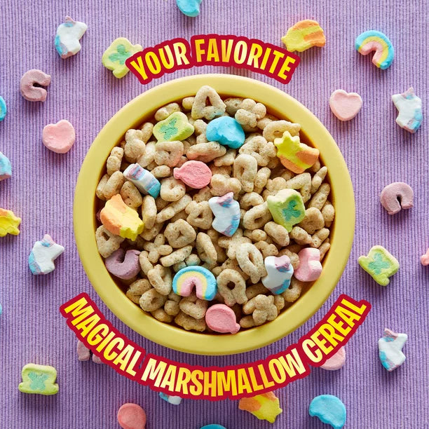 Lucky Charms Gluten Free Cereal with Marshmallows, 18.6 OZ Family Size Cereal Box