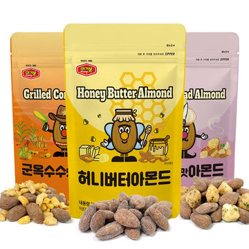 MURGERBON Almond Sweet and Salty Mixed Flavors Combo (3)