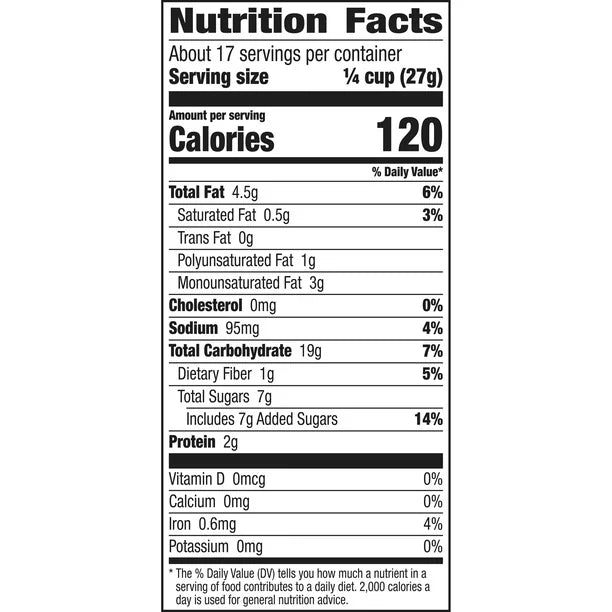 Nature Valley Oats & Honey Big & Crunchy Granola Breakfast Cereal, 16 oz.