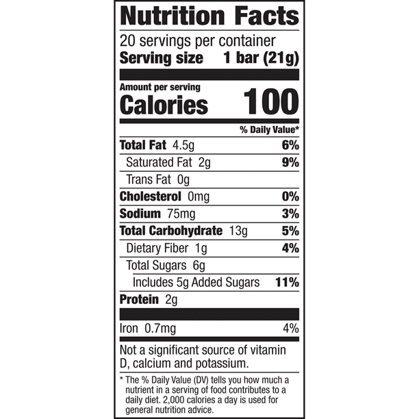 Nature Valley Minis, Dark Chocolate Peanut & Almond Granola Bars, 20 barras, 15 oz