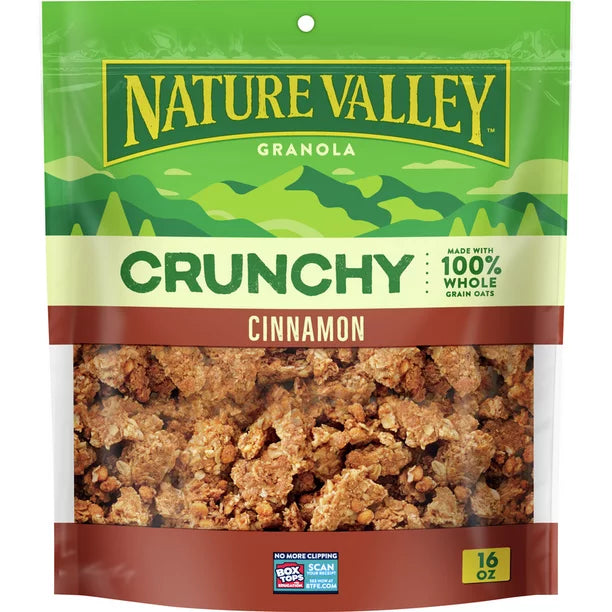 Nature Valley Cinnamon Big & Crunchy Granola Breakfast Cereal, 16 oz.