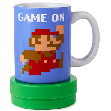 Mario Bross Nintendo Taza Con Sonido