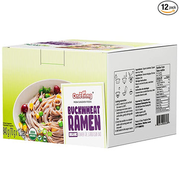 ONETANG Organic Buckwheat & Brown Rice Ramen Noodle (12)