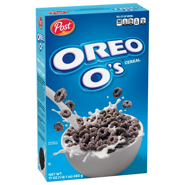 Post Oreo O's, Breakfast Cereal, 17 oz Box