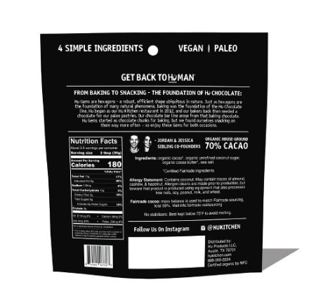 Hu Salty Dark Chocolate Snacking Gems - 3.5oz