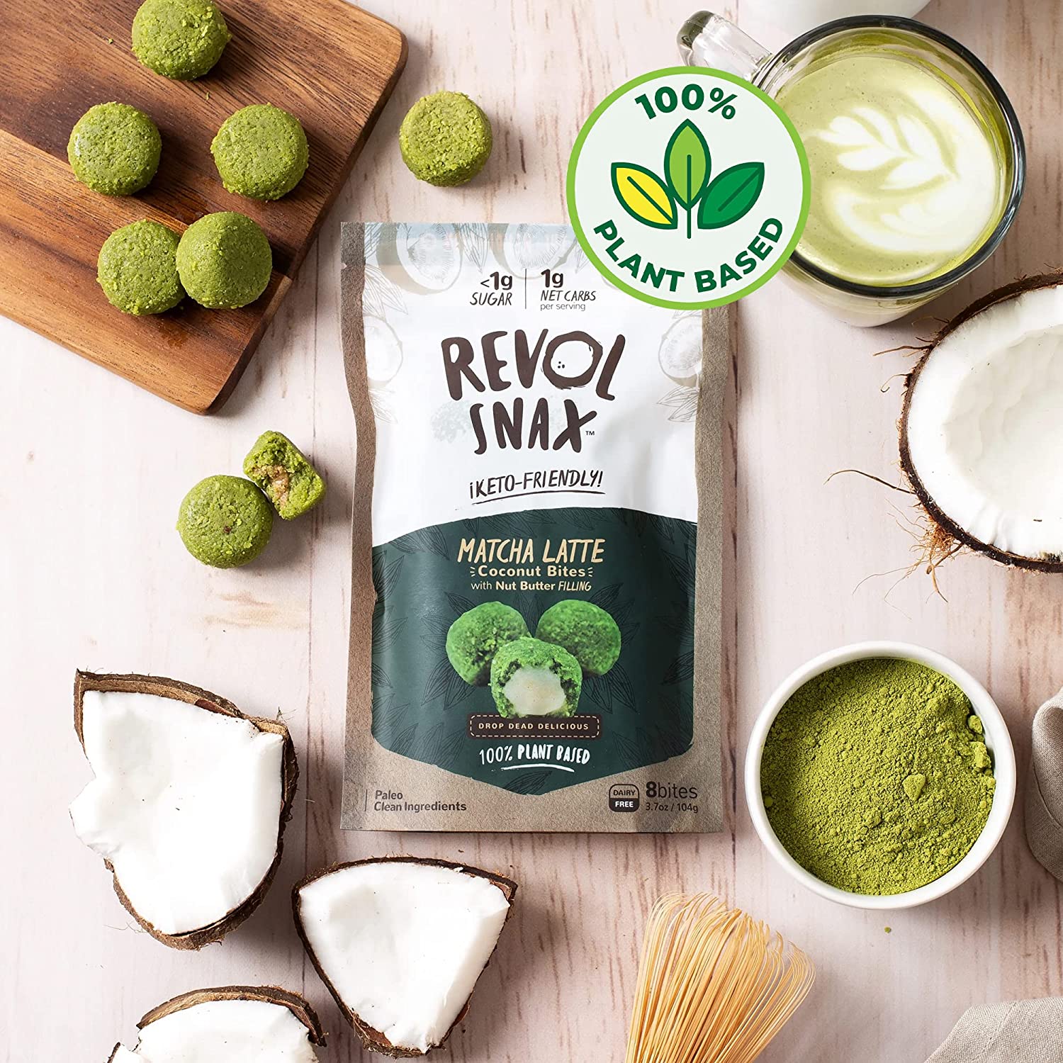 Revol Snax - Keto Cookie Bites with Nut Butter Filling