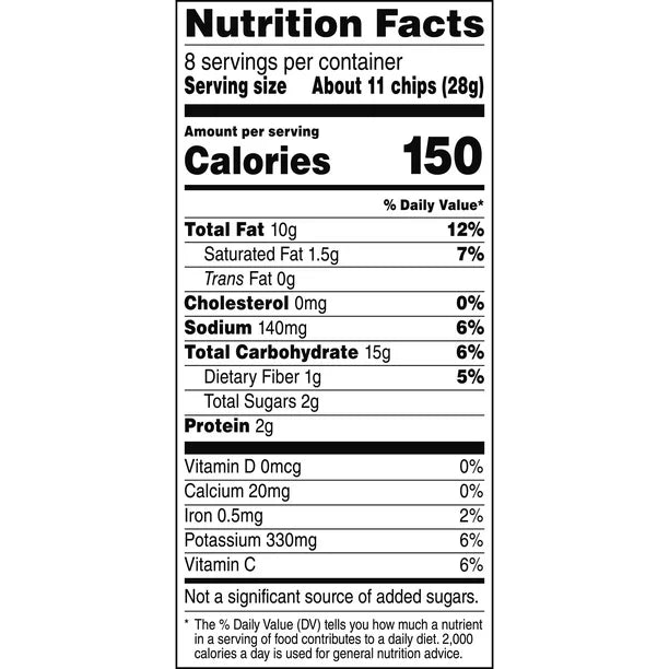 Ruffles Potato Chips Sour Cream & Onion 8.0 oz