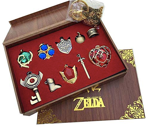 CAJA ACCESOSRIOS ZELDA 10 PCS